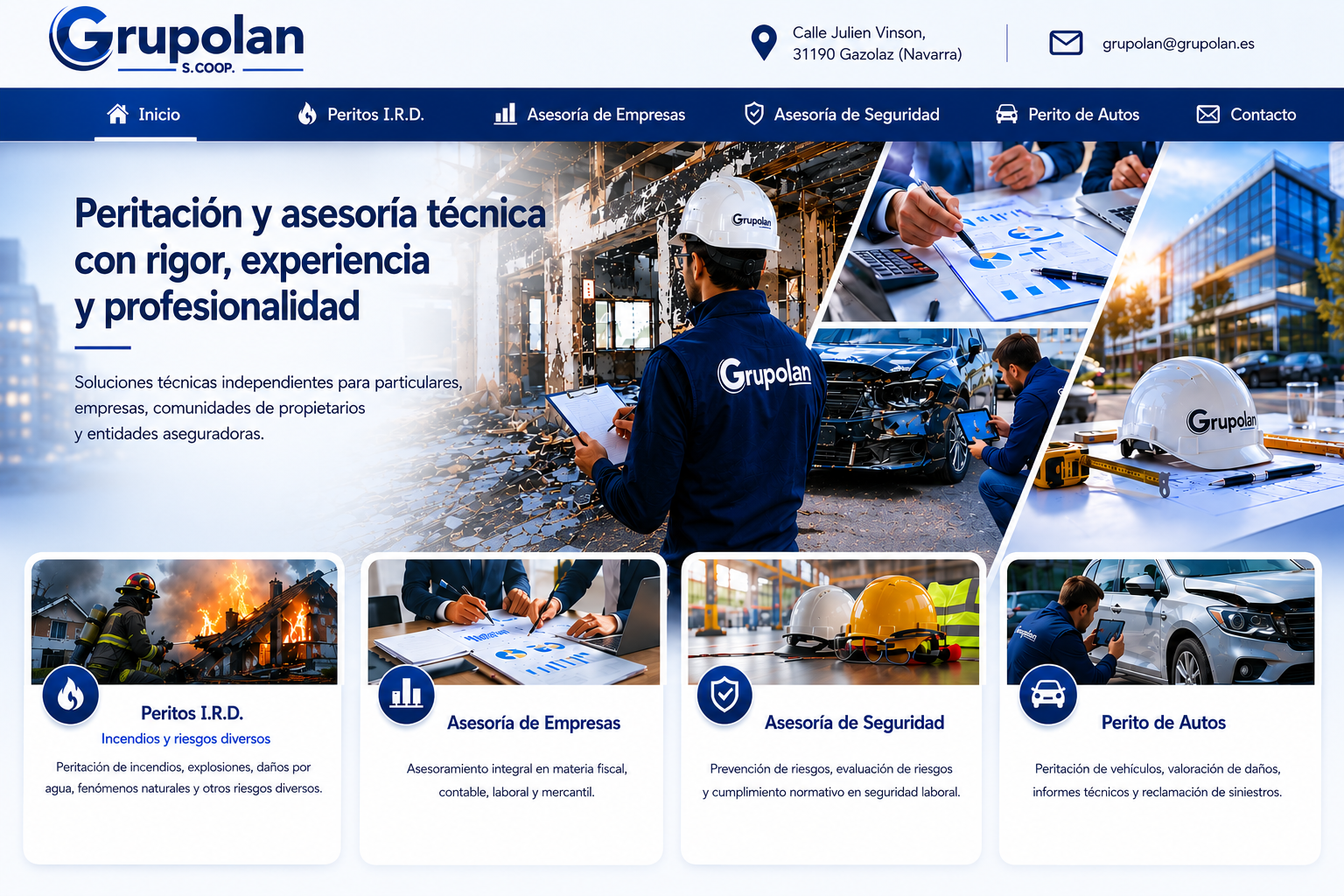 Grupolan S. Coop. Peritación y asesoría técnica profesional
